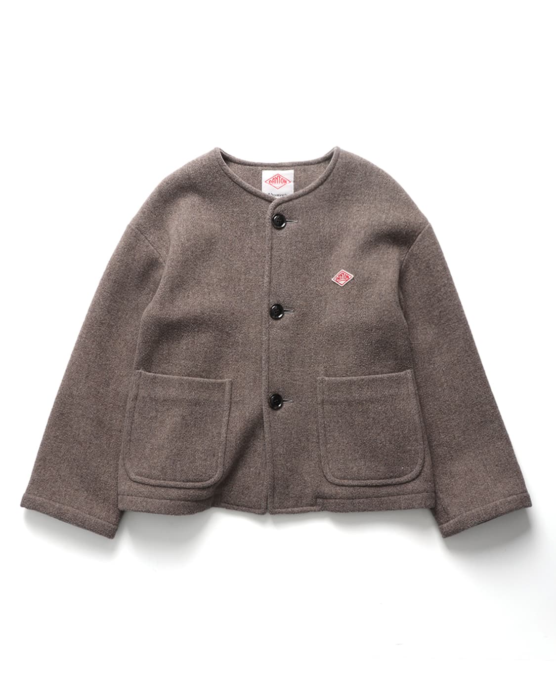 DANTON Light Collarless Wool Pile Jacket 상품이미지1