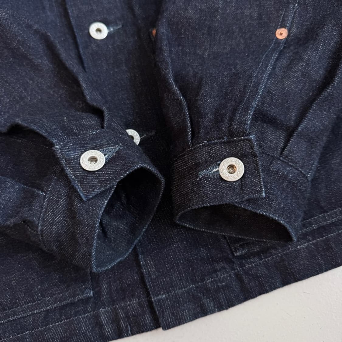 슬릭앤이지 제팬 우동 데님자켓 2사이즈 상품이미지4