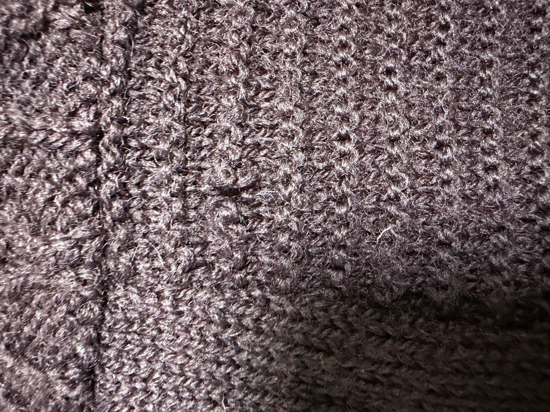 빈티지 80s 꼼데가르송 옴므 패치워크 니트 다크 브라운 상품이미지3