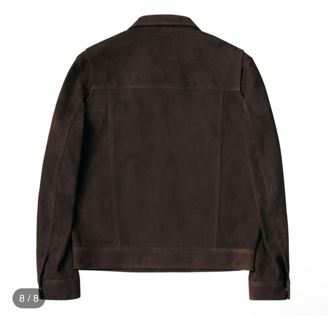 (신품급) 느와르라르메스 스웨이드 자켓 (DARK BROWN)_48 상품이미지4