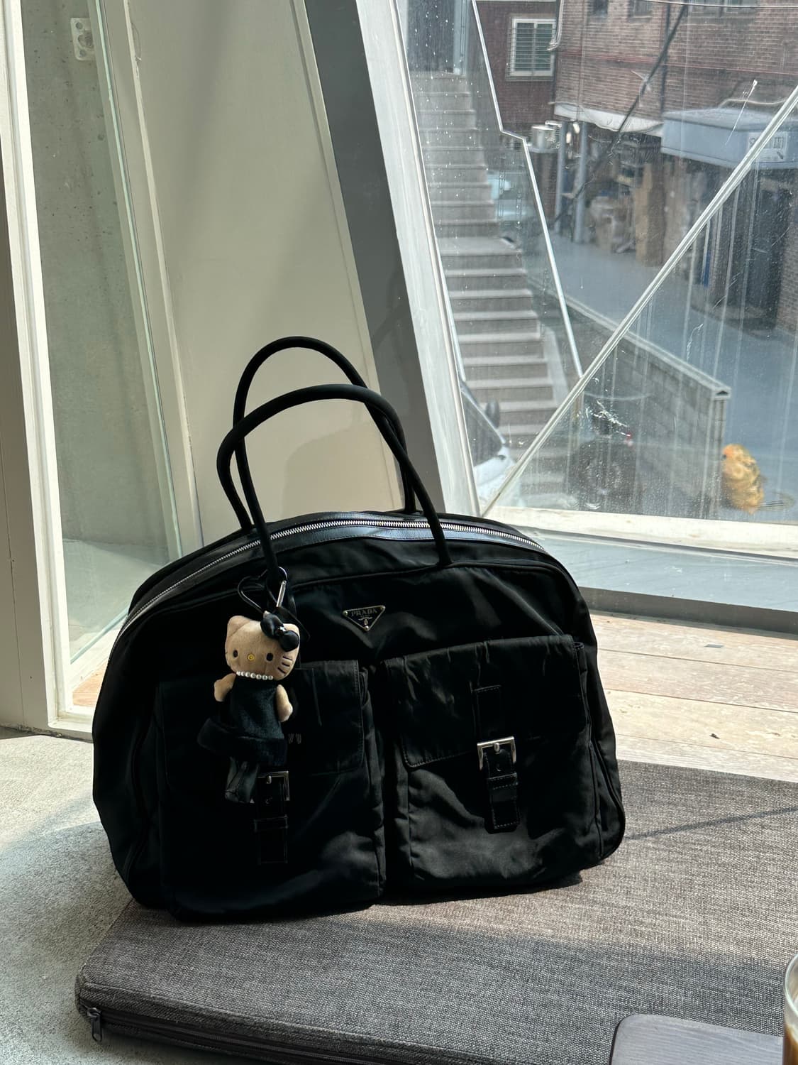 프라나 나일론 포코노 숄더백 토트백 y2k 볼링백 상품이미지2