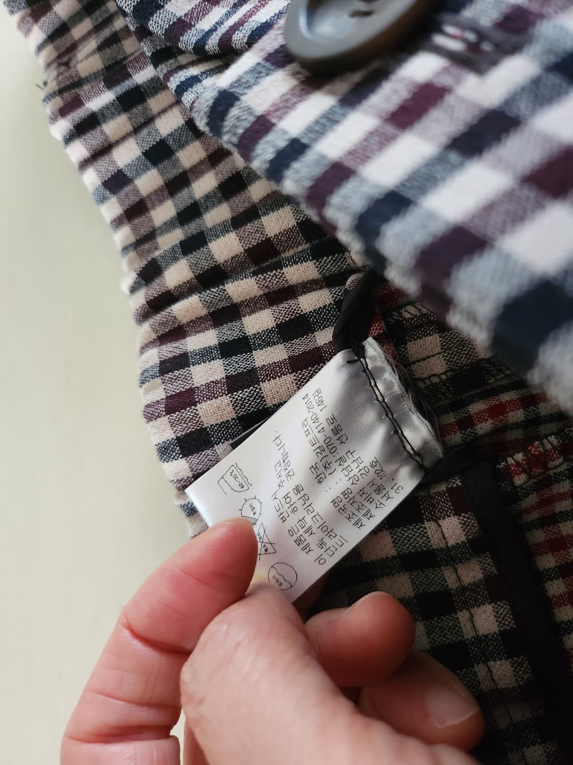 길트프리 울 체크 핀턱 멋진 바지 상품이미지8