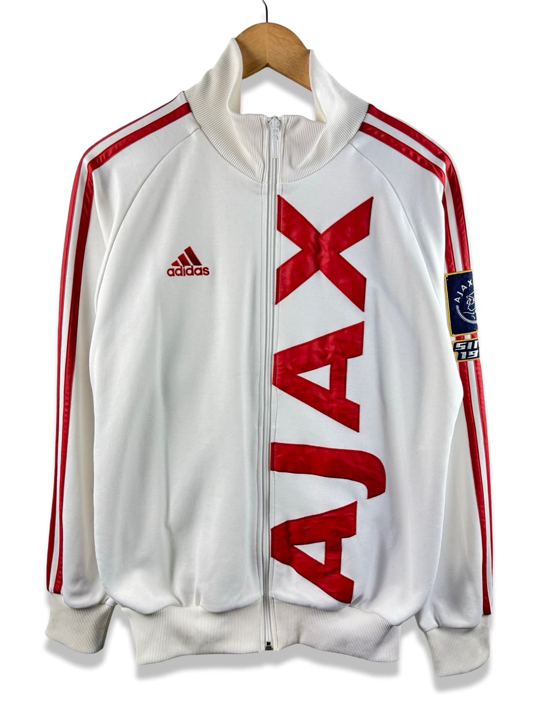 아디다스 아약스 화이트레드 트랙탑져지2448 상품이미지1