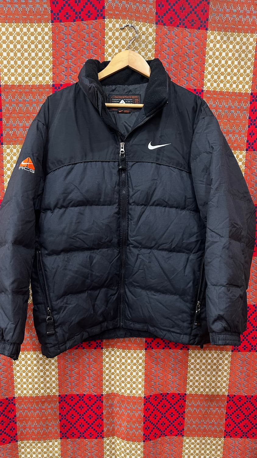 M] 00s 나이키 acg 올드스쿨 덕다운 패딩 블랙   상품이미지1