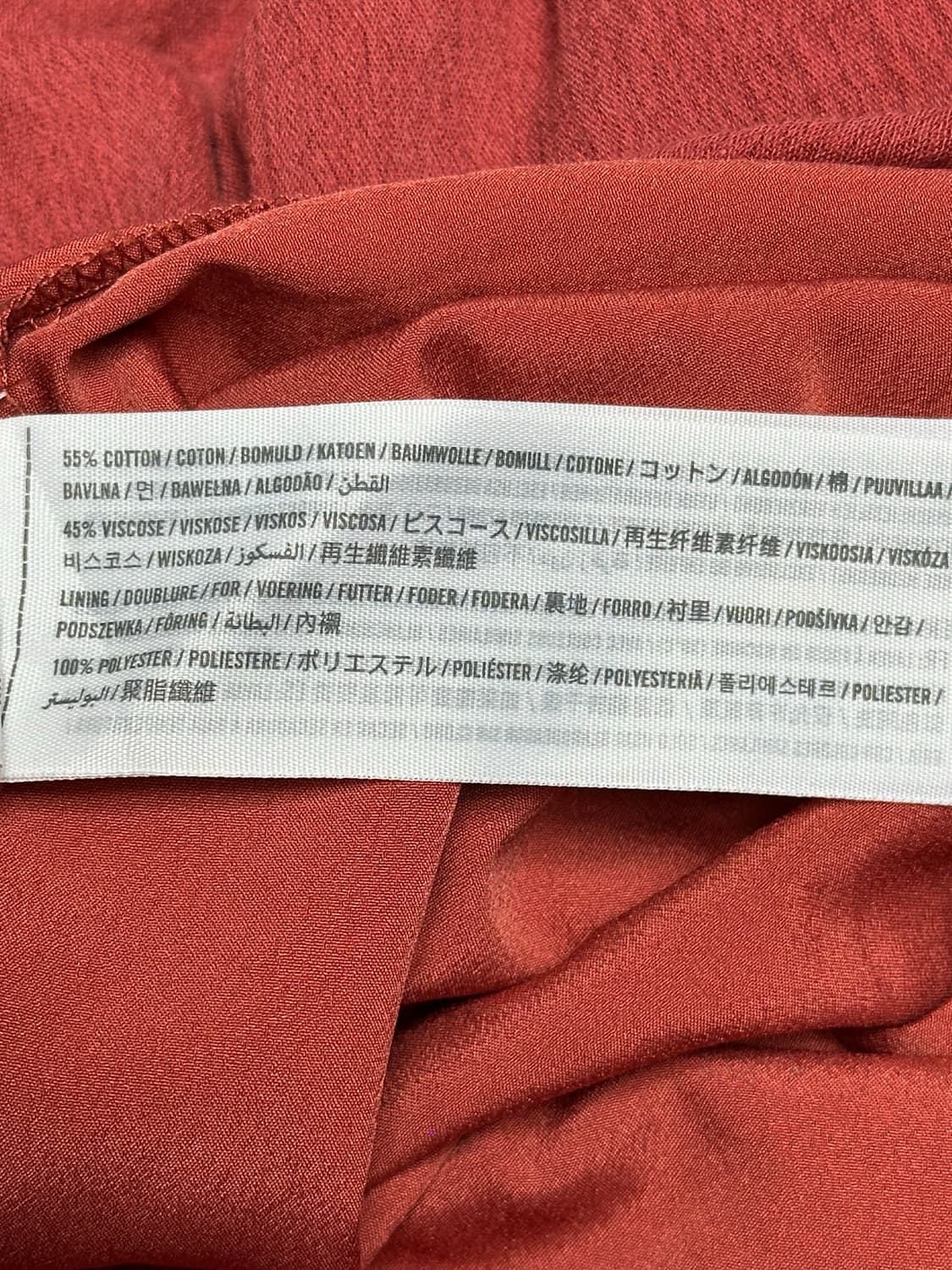 아베크롬비 오프숄더 셔링 원피스 코랄 XS 상품이미지6