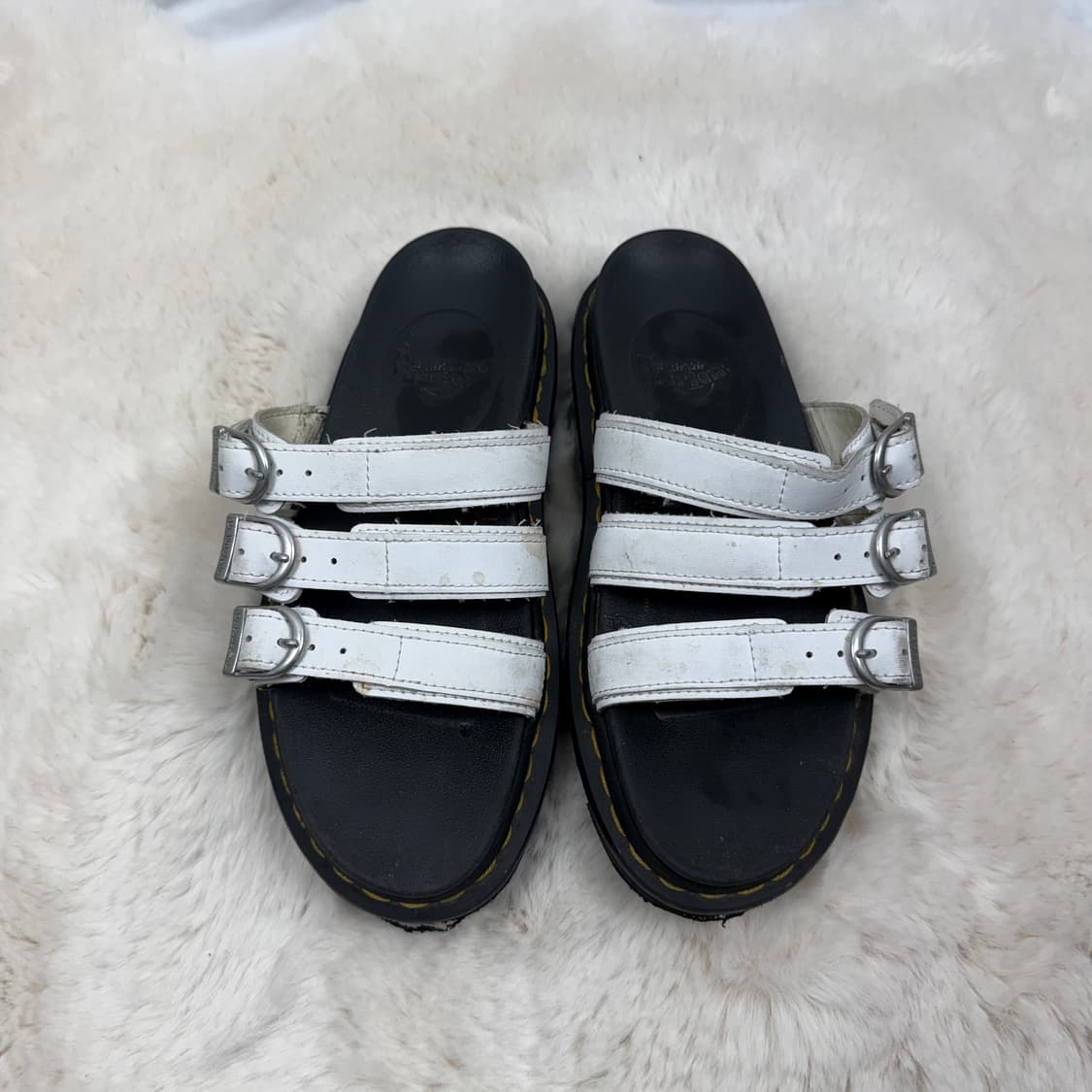 240) 닥터마틴 블레어 화이트 하이드로 슬리퍼 상품이미지2