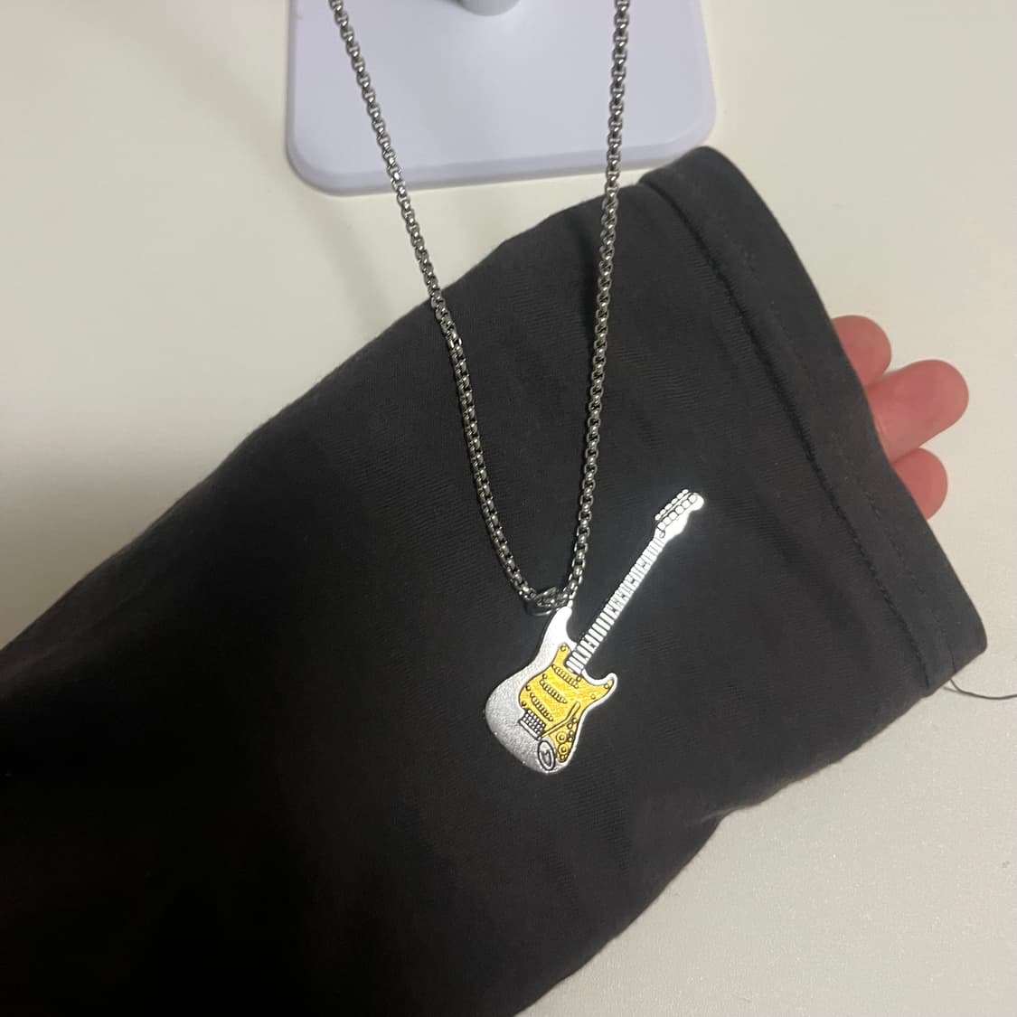 빈티지 일렉기타 펜던트 목걸이 상품이미지2