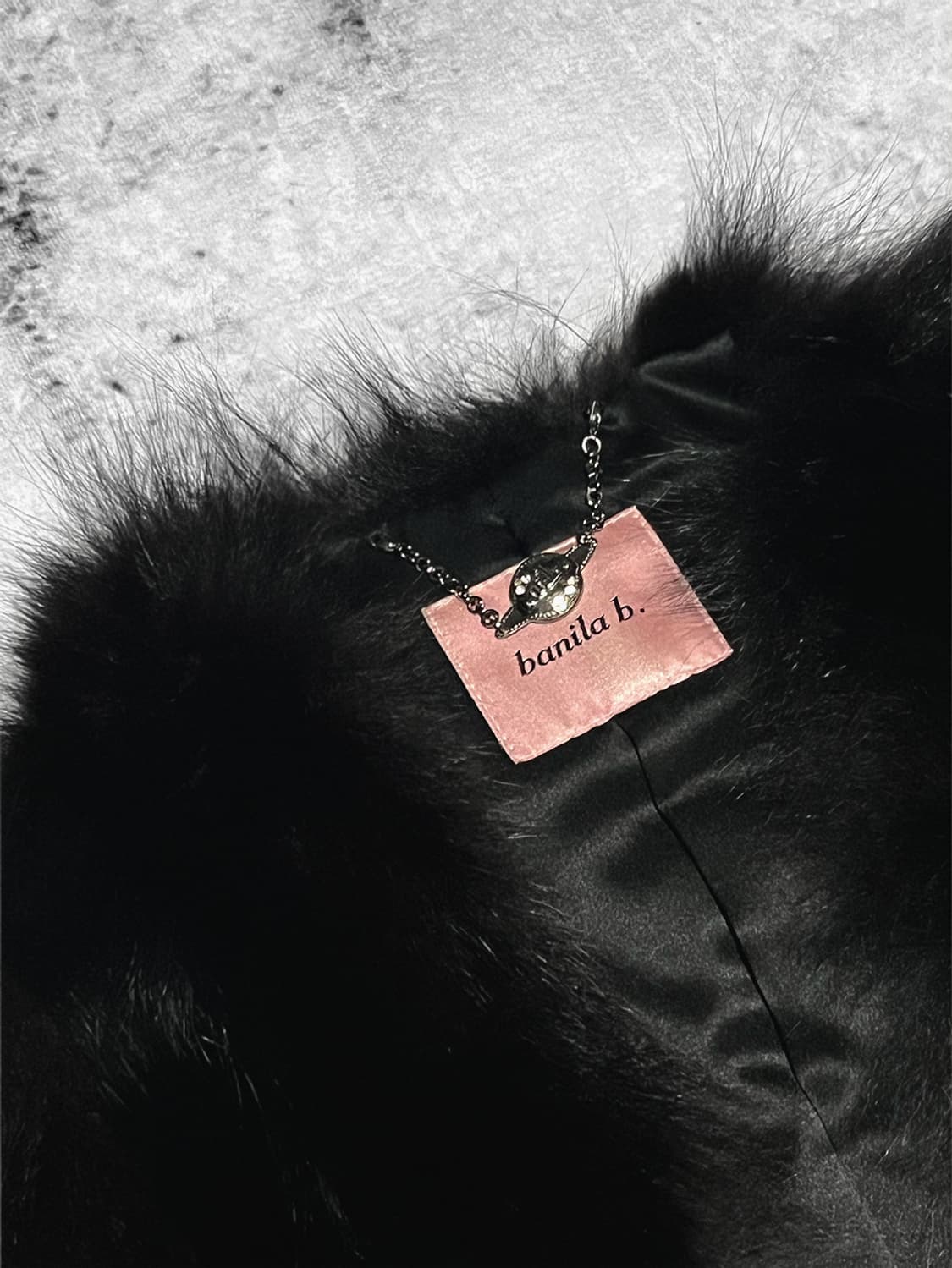 fox fur cropp vest  상품이미지3