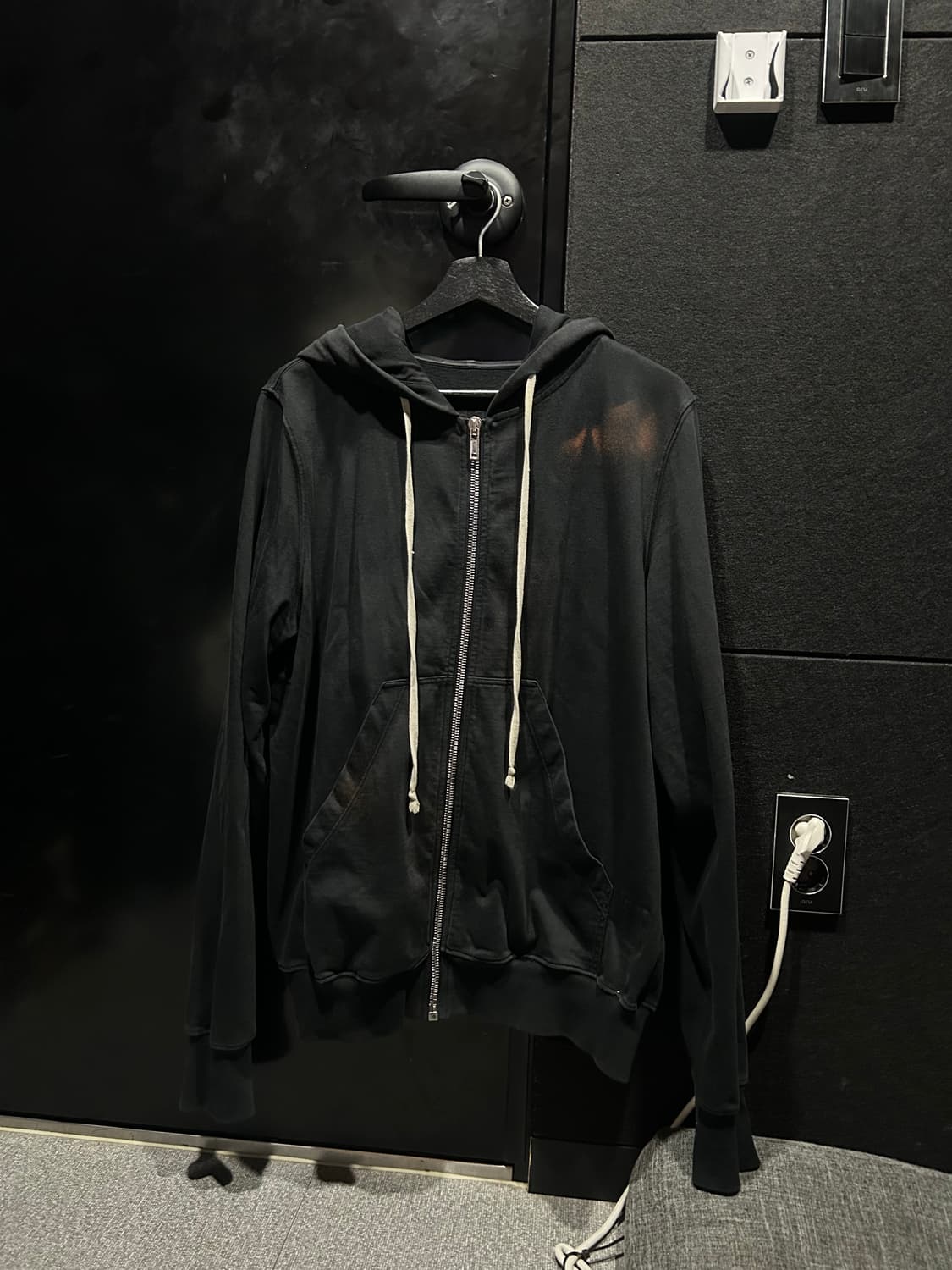 릭오웬스 제이슨 후드집업 L 상품이미지1