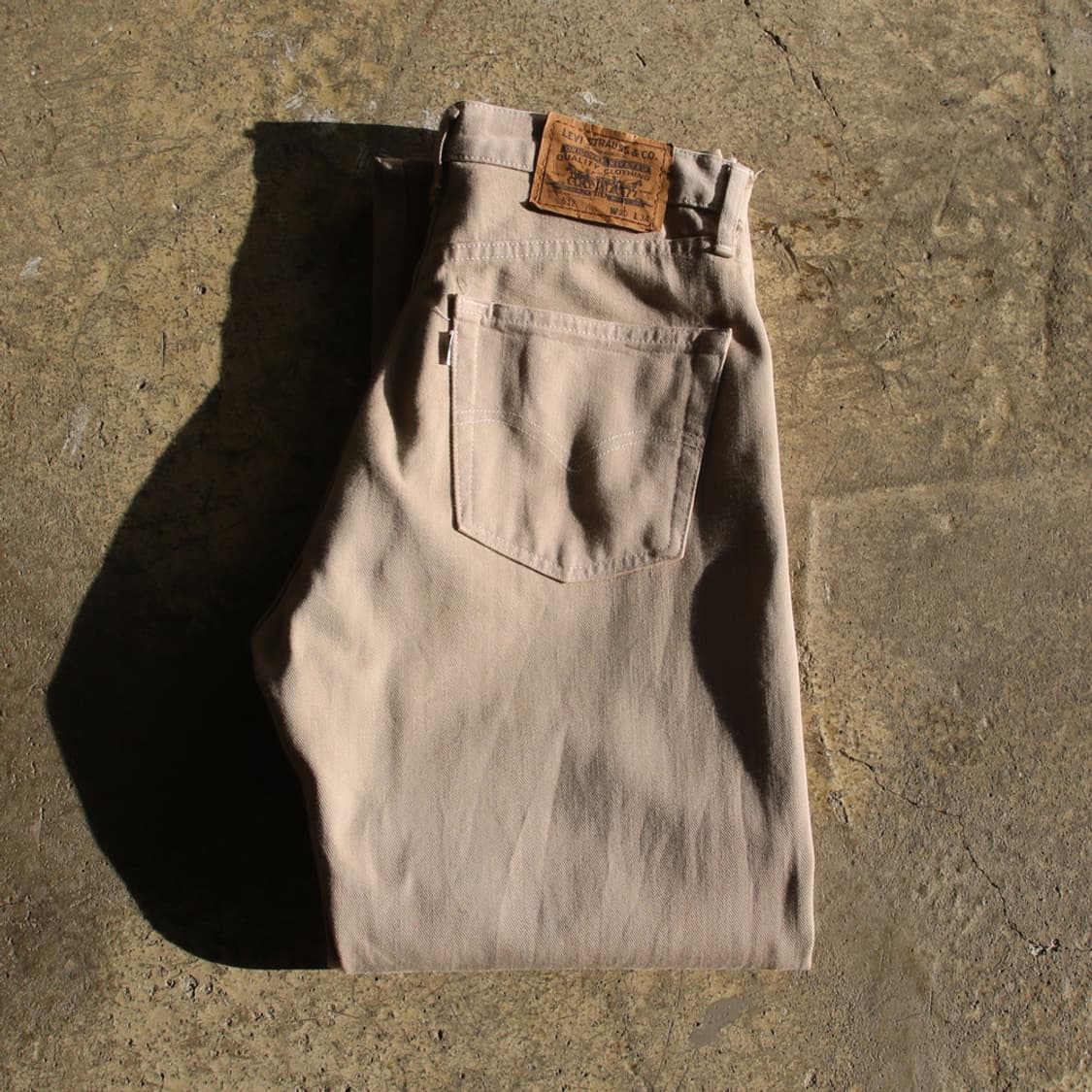 90's 리바이스 512 베이지 진 (남성용 30) 상품이미지1