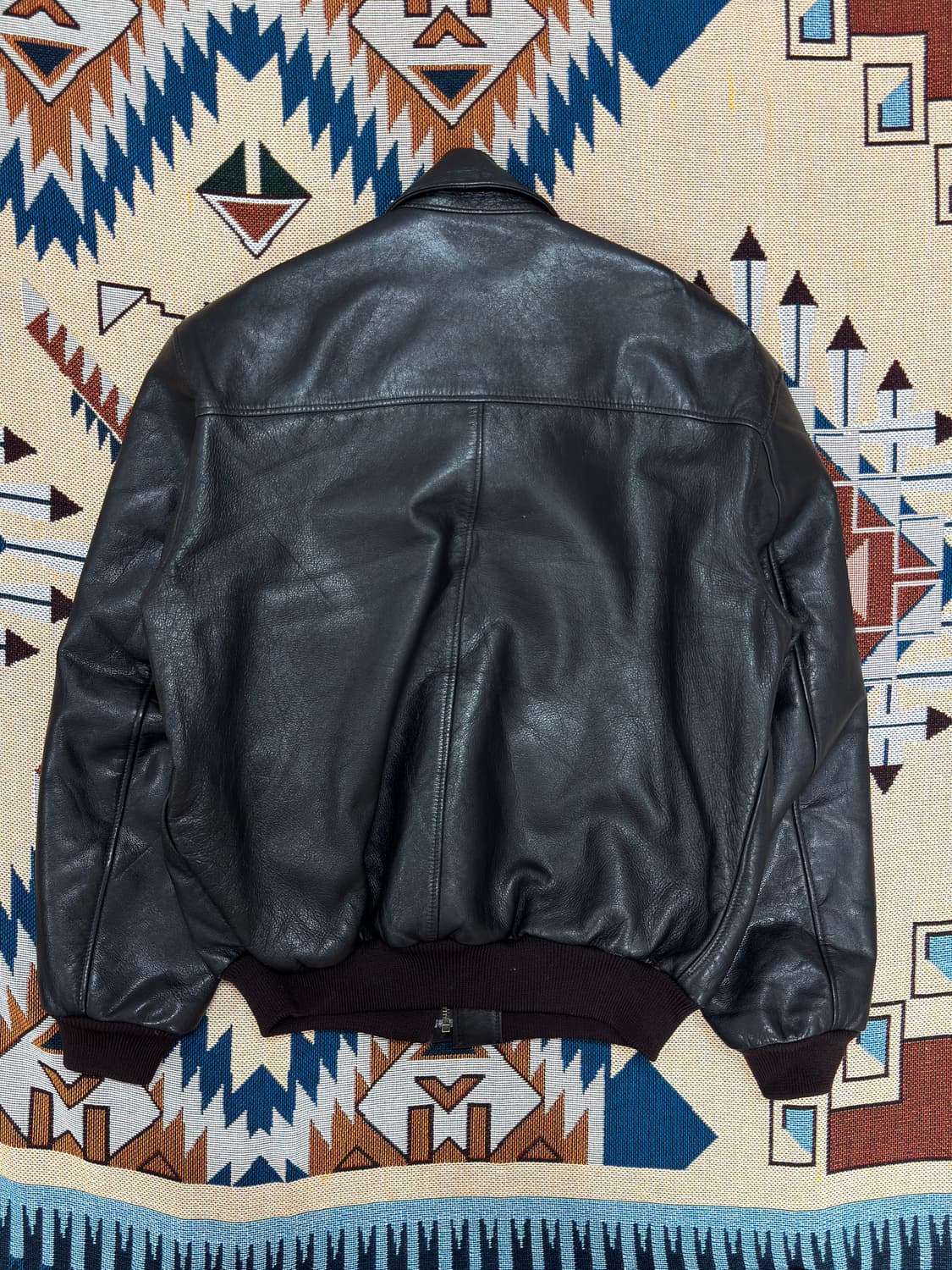 80s LL Bean A-2 플라이트 레더 자켓 M 상품이미지2