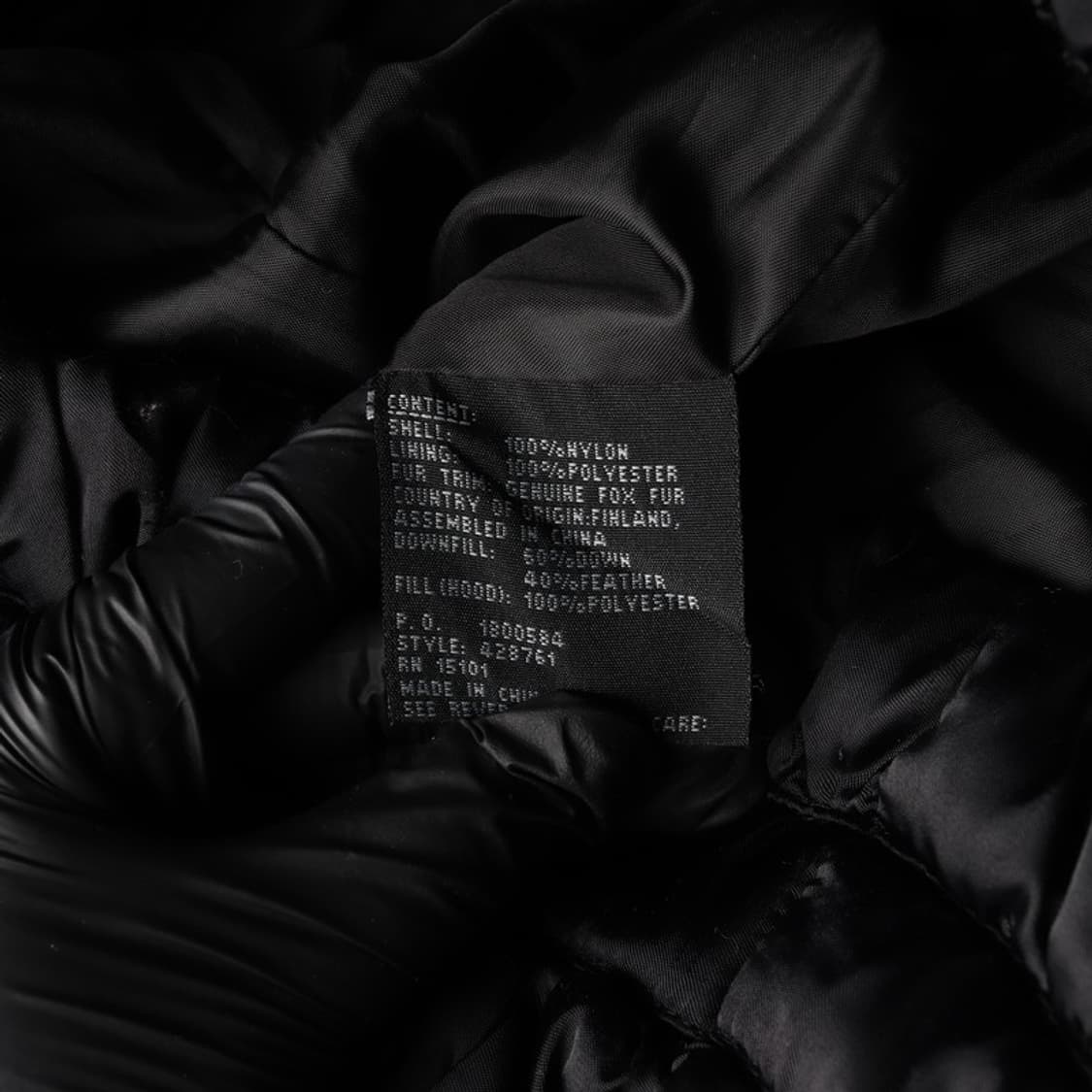 1 Madison 럭스 리얼 폭스퍼 벨티드 다운 롱패딩 상품이미지6