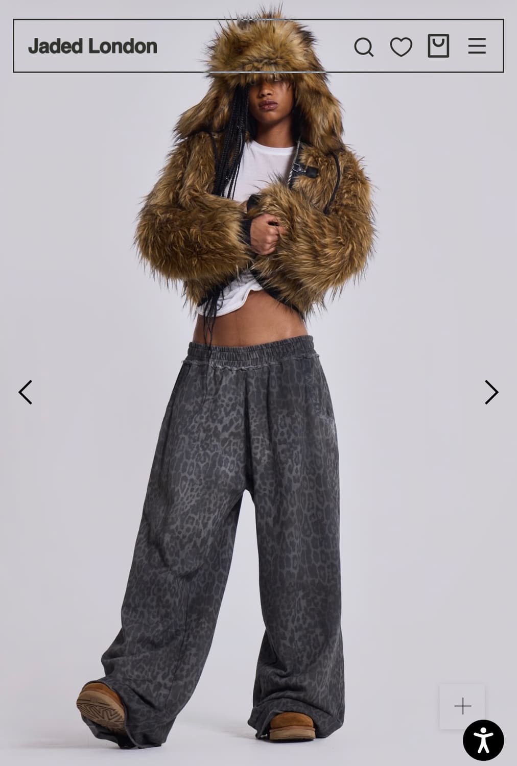 제이디드런던 Leopard Monster Joggers 레오파드스웻팬츠 상품이미지1