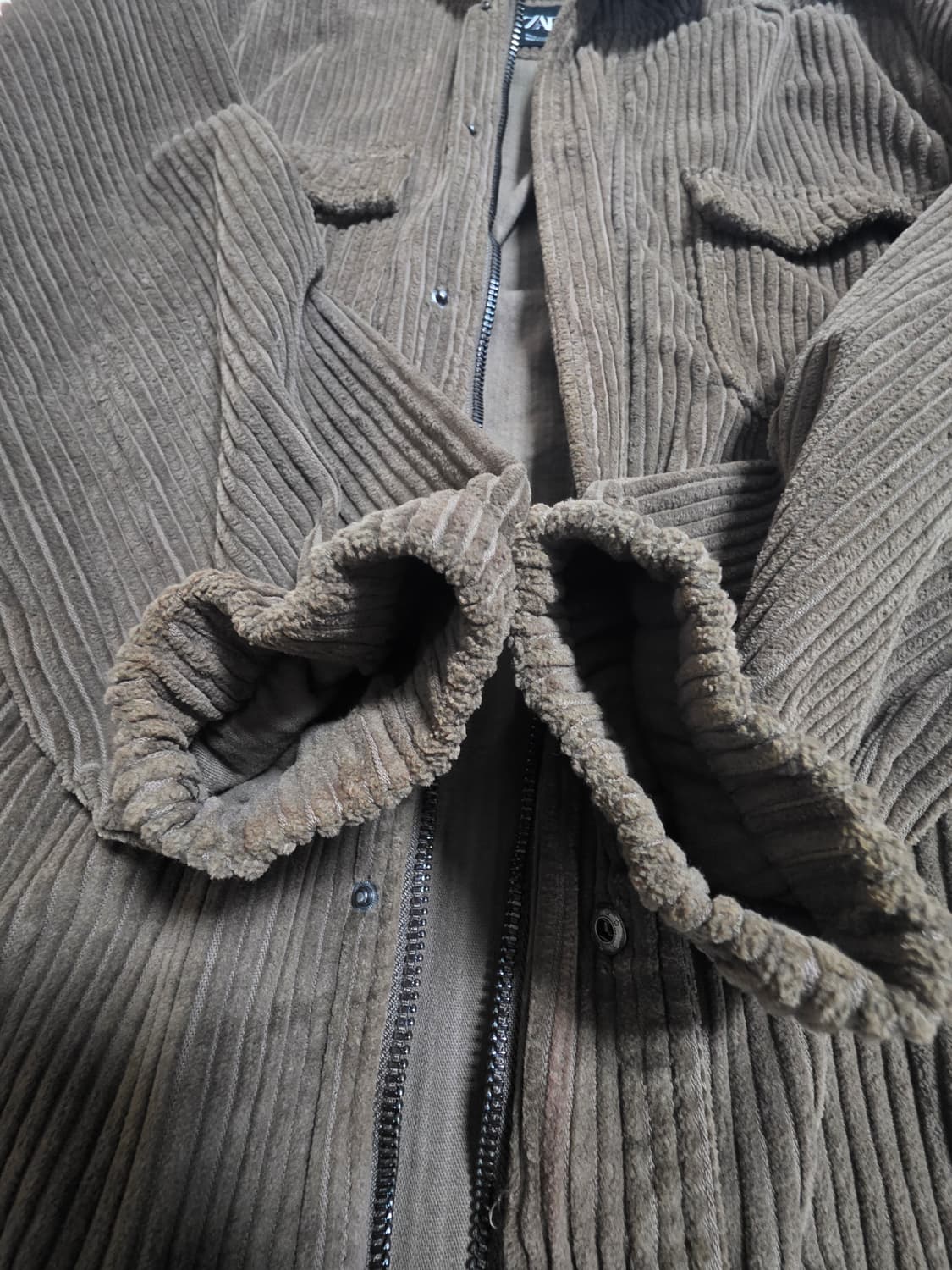 자라 코듀로이 후드 셔츠 자켓 M(100)사이즈 상품이미지6
