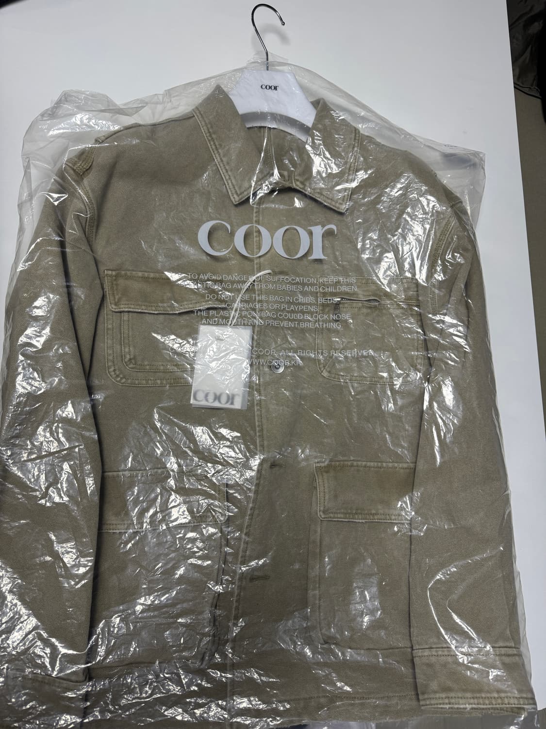 26S/S 쿠어 오버 다이드 커버올 자켓 XL 베이지 (워크자켓) 상품이미지8