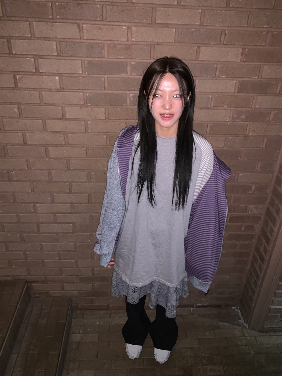 페인티드우드 스트라이프 후드 상품이미지2