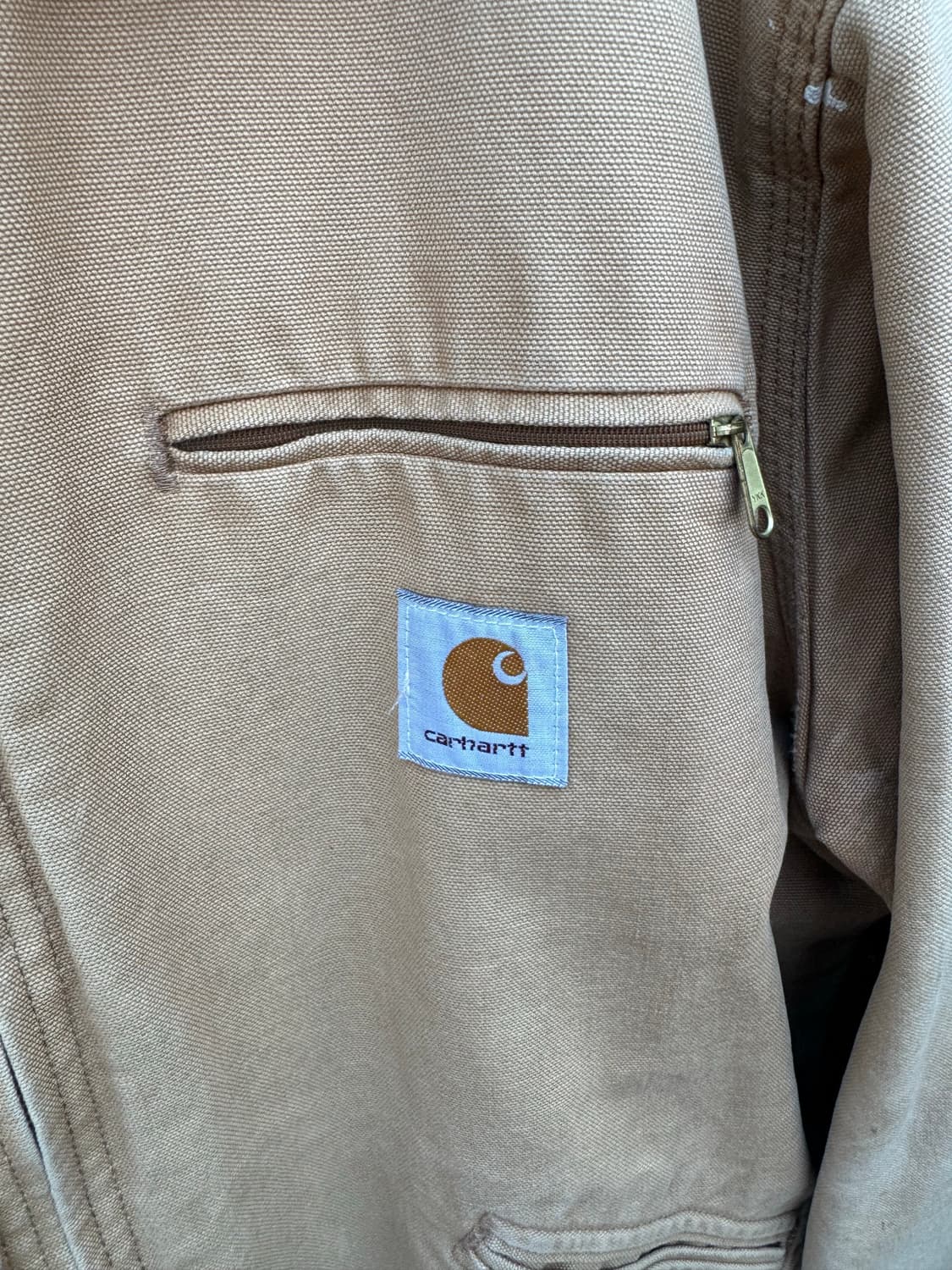 90s 칼하트 j01 브라운 빈티지 디트로이트 자켓  상품이미지3