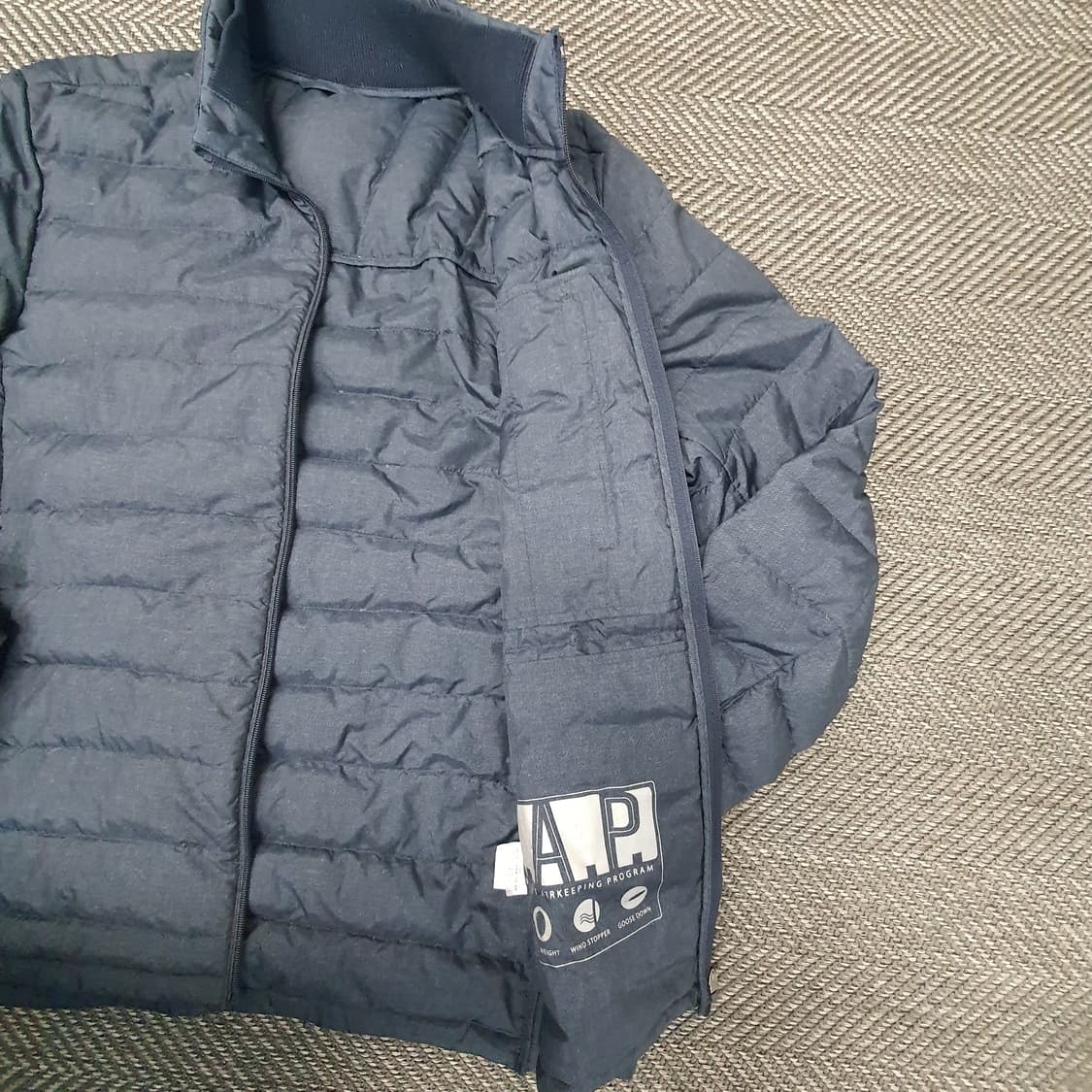 구스다운 경량패딩 자켓 남자110 상품이미지5