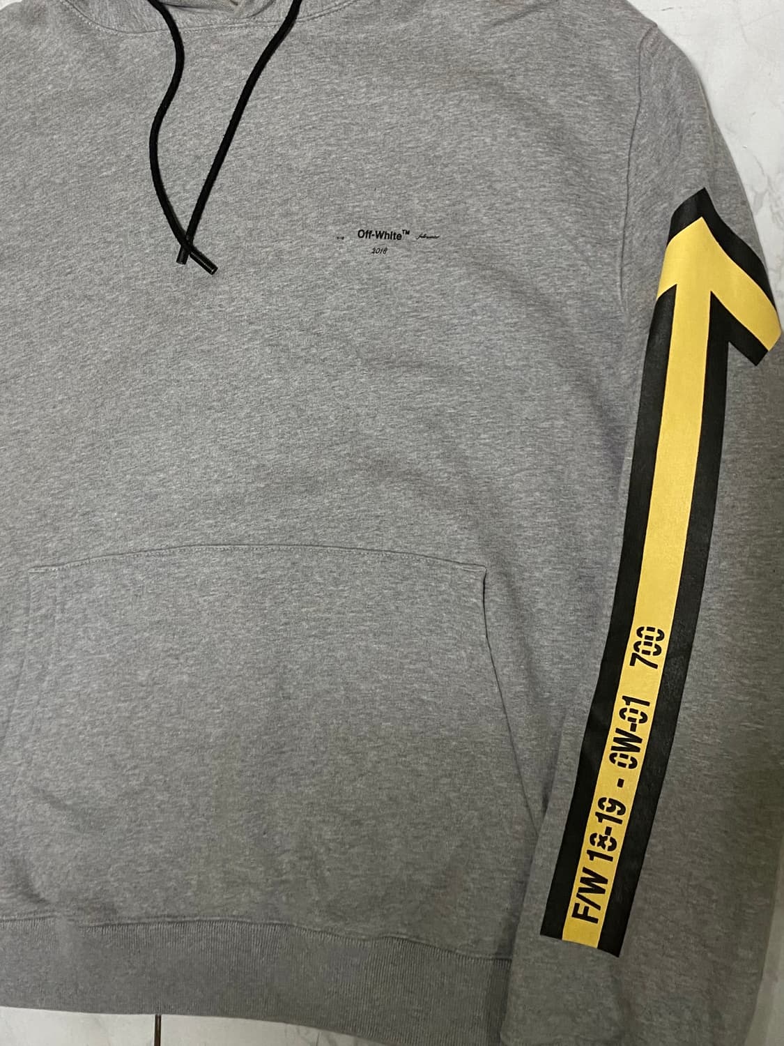 오프화이트 애로우 후드티셔츠 사이즈 XL 상품이미지2