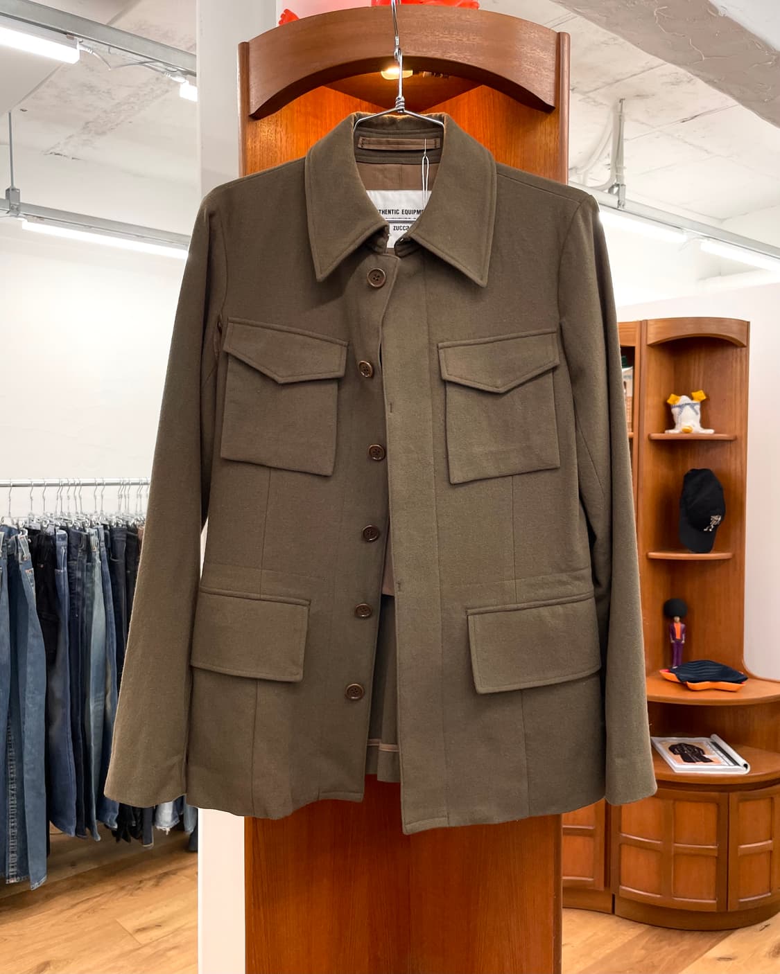 [M] ZUCCa 주카 울 사파리 자켓 상품이미지1