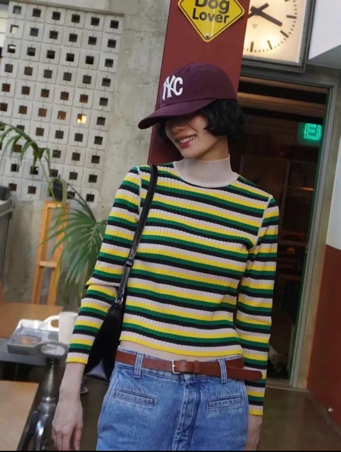 노앙 NYC 볼캡 버건디 상품이미지1