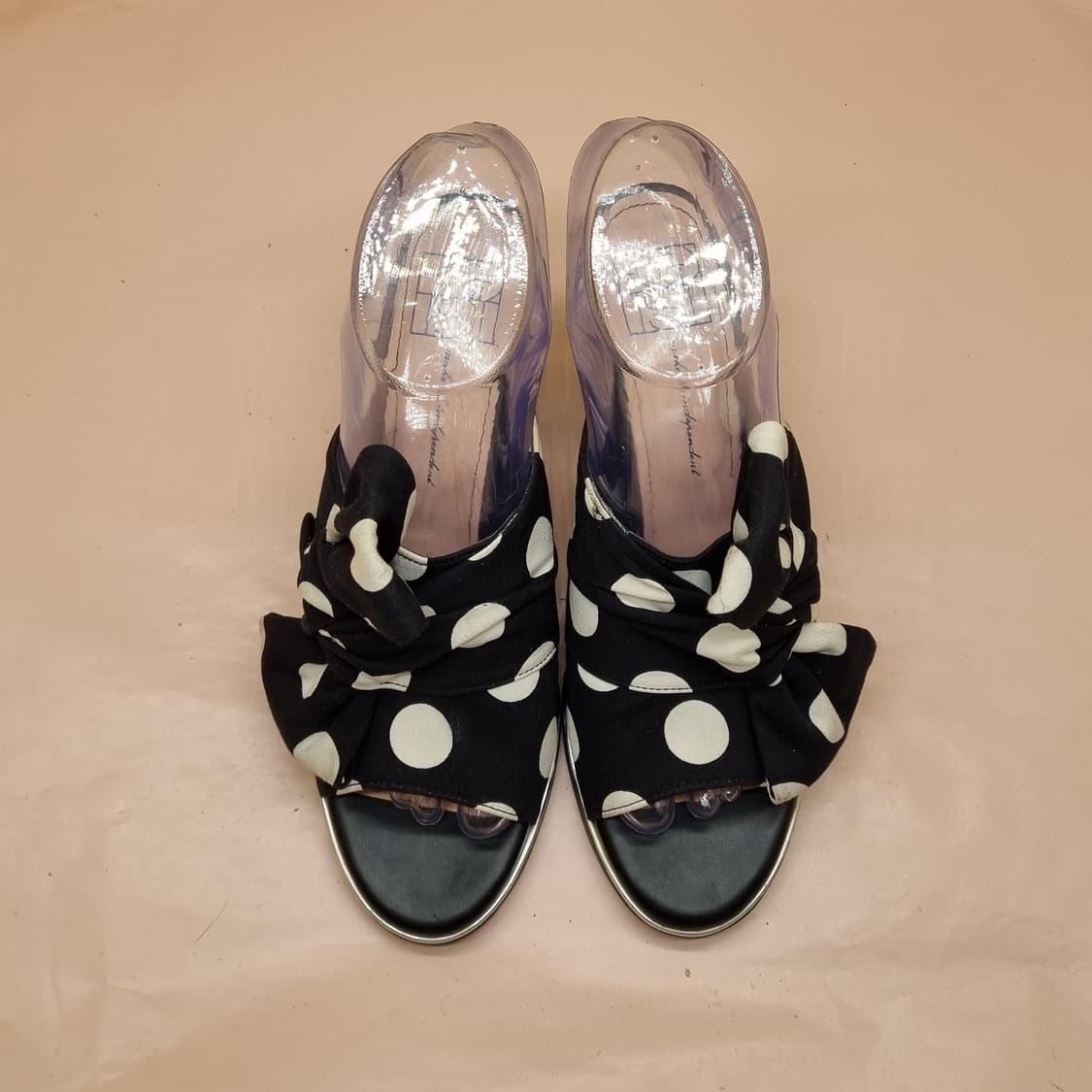 에고이스트 리본 힐 샌들 240 굽8.5 상품이미지2