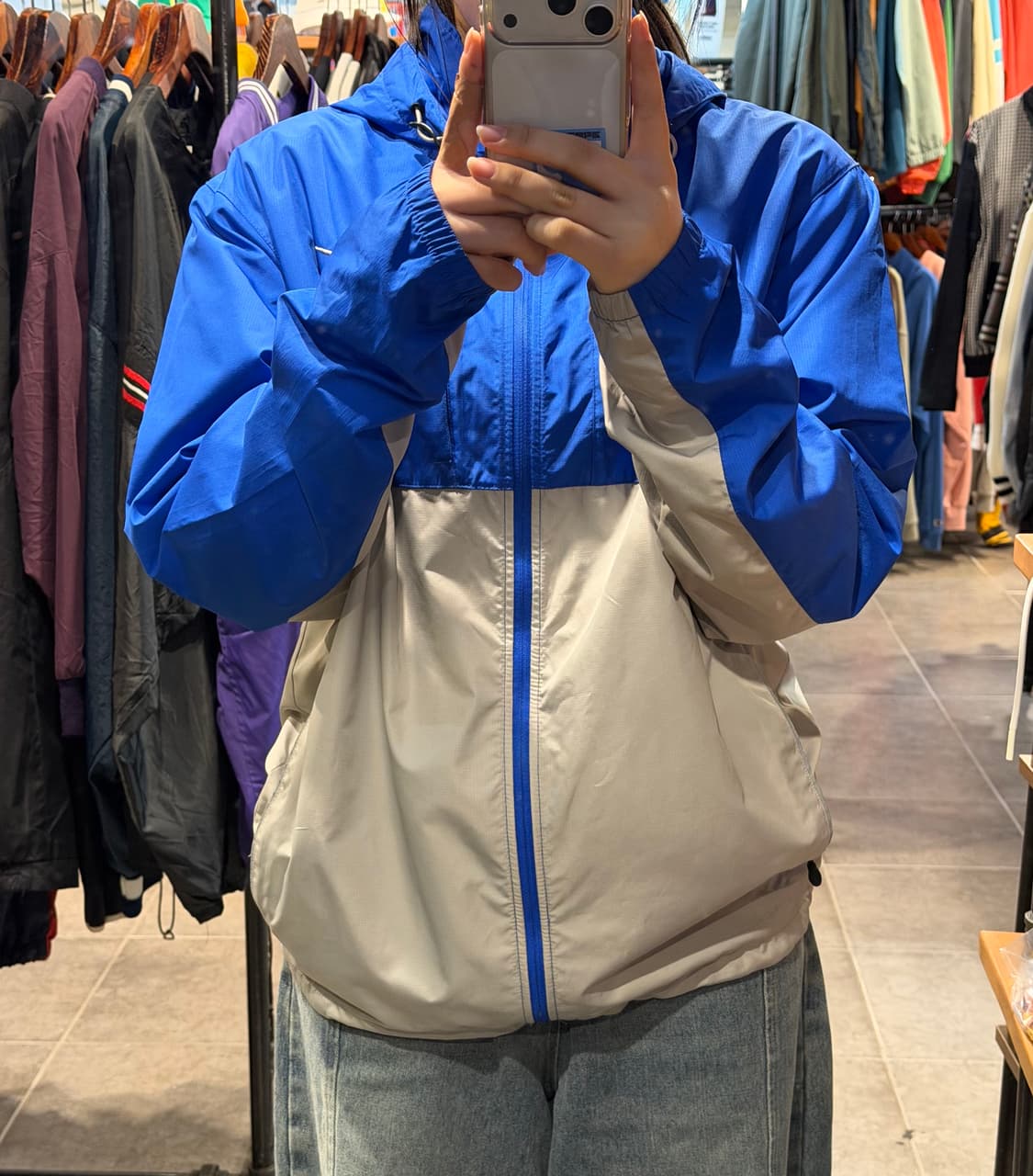 [NO.9] 나이키 배색 윈드브레이커 상품이미지4