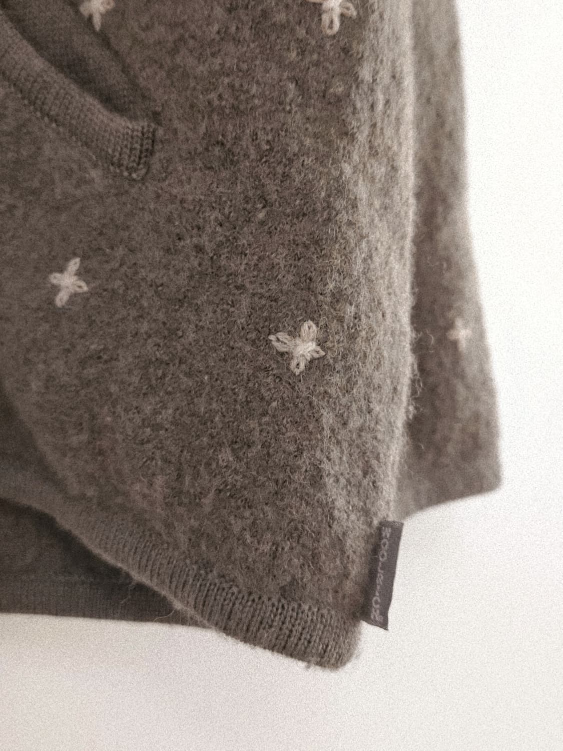 빈티지 울리치 압축울 후드 니트집업 상품이미지5