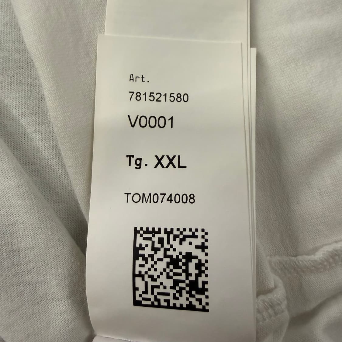 [정품/2XL] 스톤아일랜드 반팔티 화이트 c1 상품이미지6