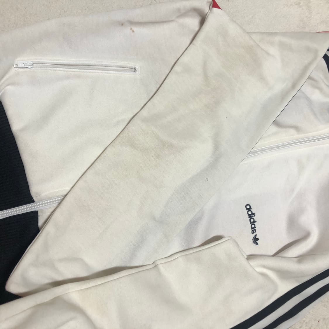 아디다스 베켄바우어 흰검 져지 M 상품이미지3