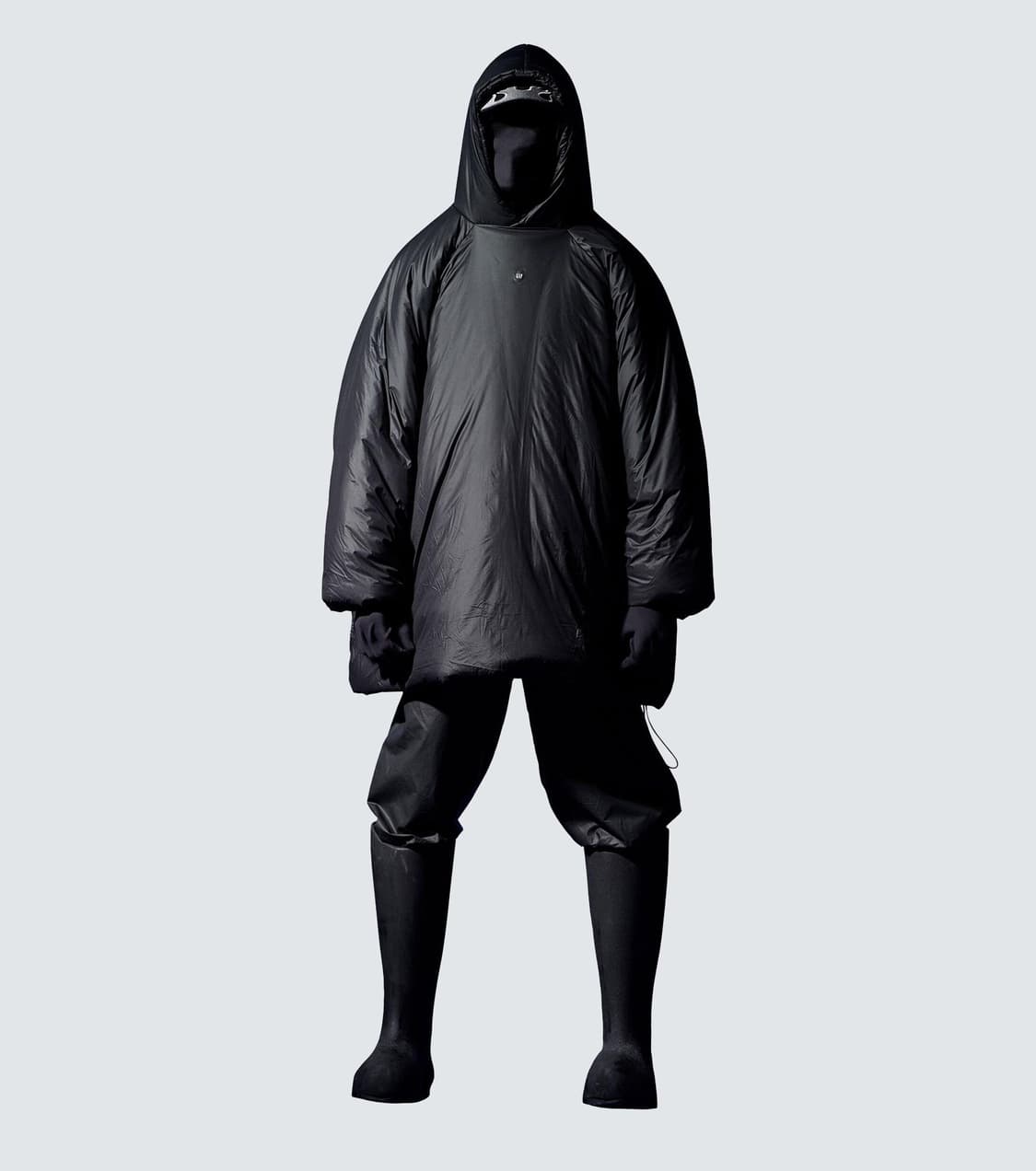 이지 갭(Yeezy Gap) 발렌시아가 콜라보 오버핏 블랙 롱패딩 자켓 상품이미지2