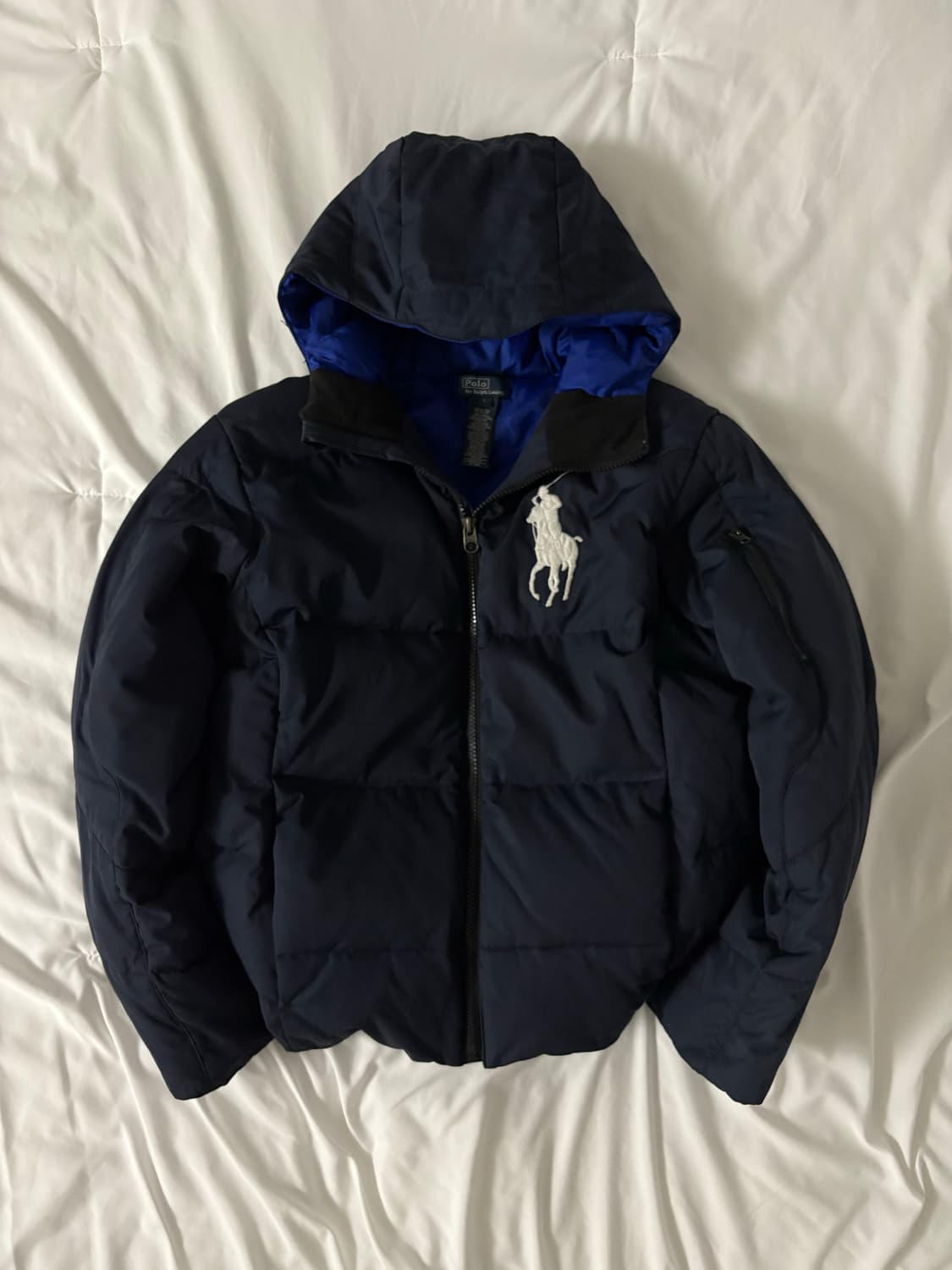 폴로 빅포니 패딩 네이비 S 상품이미지1