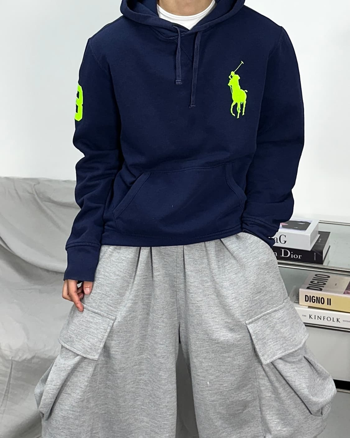 폴로 랄프로렌 빅포니 후드티 M 상품이미지2