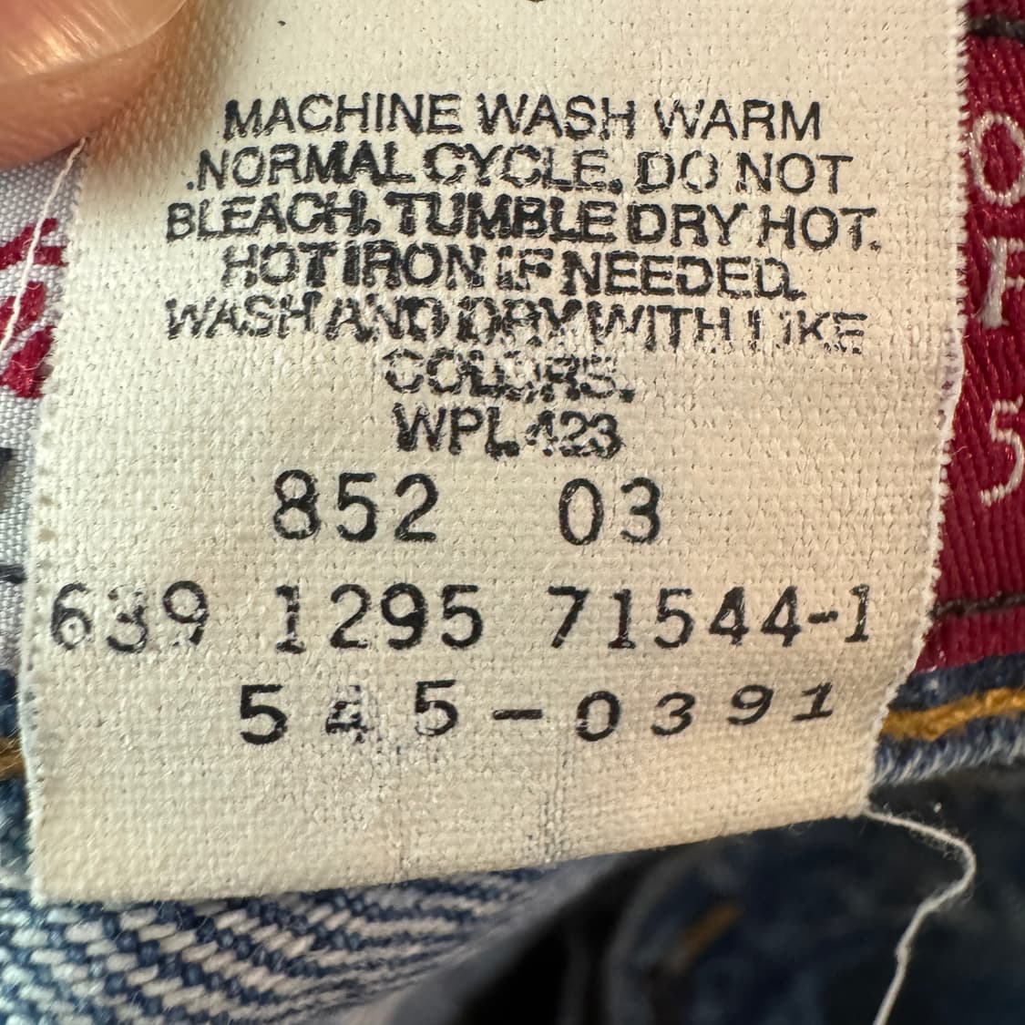 90s미제) 리바이스 545 루즈핏 청바지 W35 상품이미지5