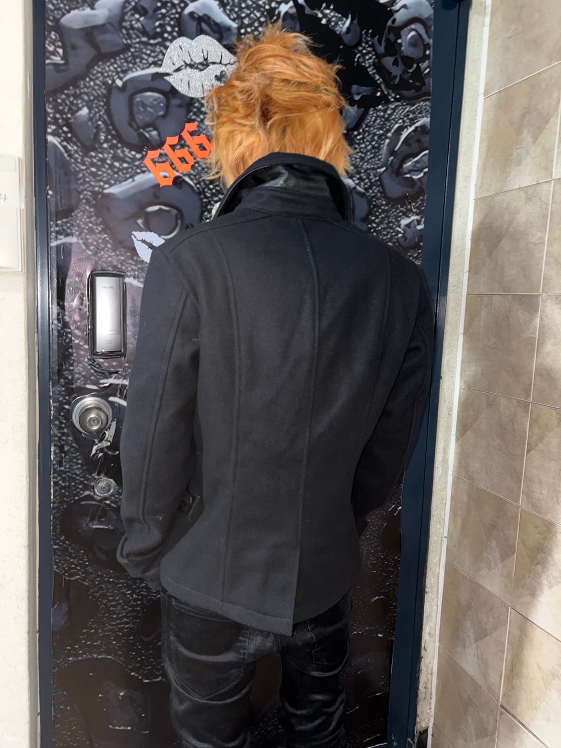 SHELLAC Leather Detail Napoleon Jacket 상품이미지3