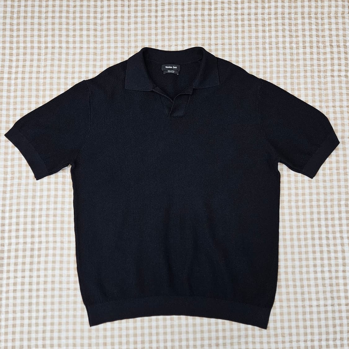 마시모두띠 면니트 반소매 카라티 남자100 상품이미지1