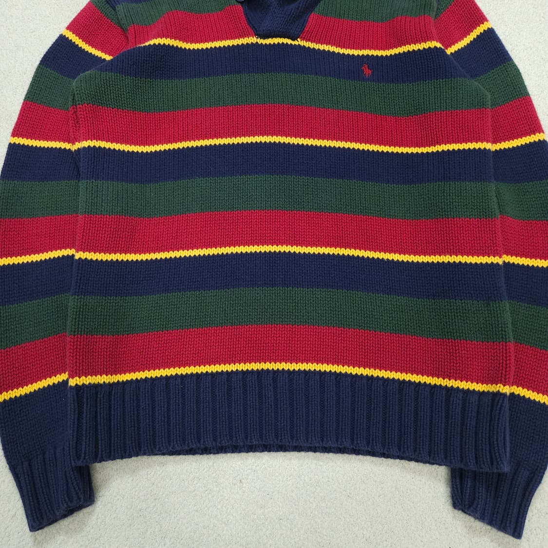 폴로 랄프 로렌 숄카라 니트 XL 상품이미지3