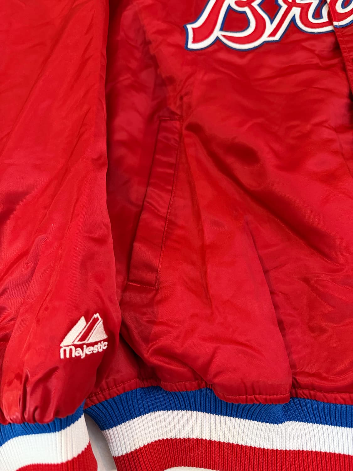 3XL) 90s 마제스틱 NBA 포틀랜드 바시티 자켓 상품이미지3