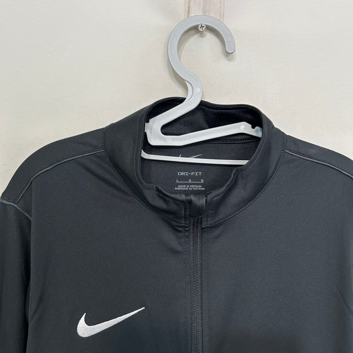 나이키 남성 드라이핏 져지 집업 105 L 블랙 상품이미지2