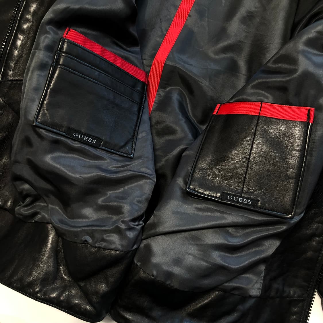 Old 게스 리얼레더자켓  상품이미지4