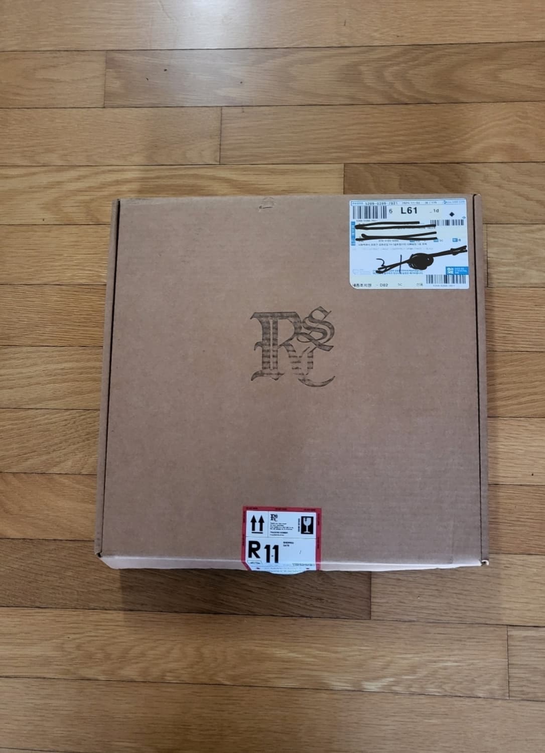 알에스에스씨 x 포그 서비스 리벳 카고 데님 팬츠 블랙2시이즈 상품이미지3