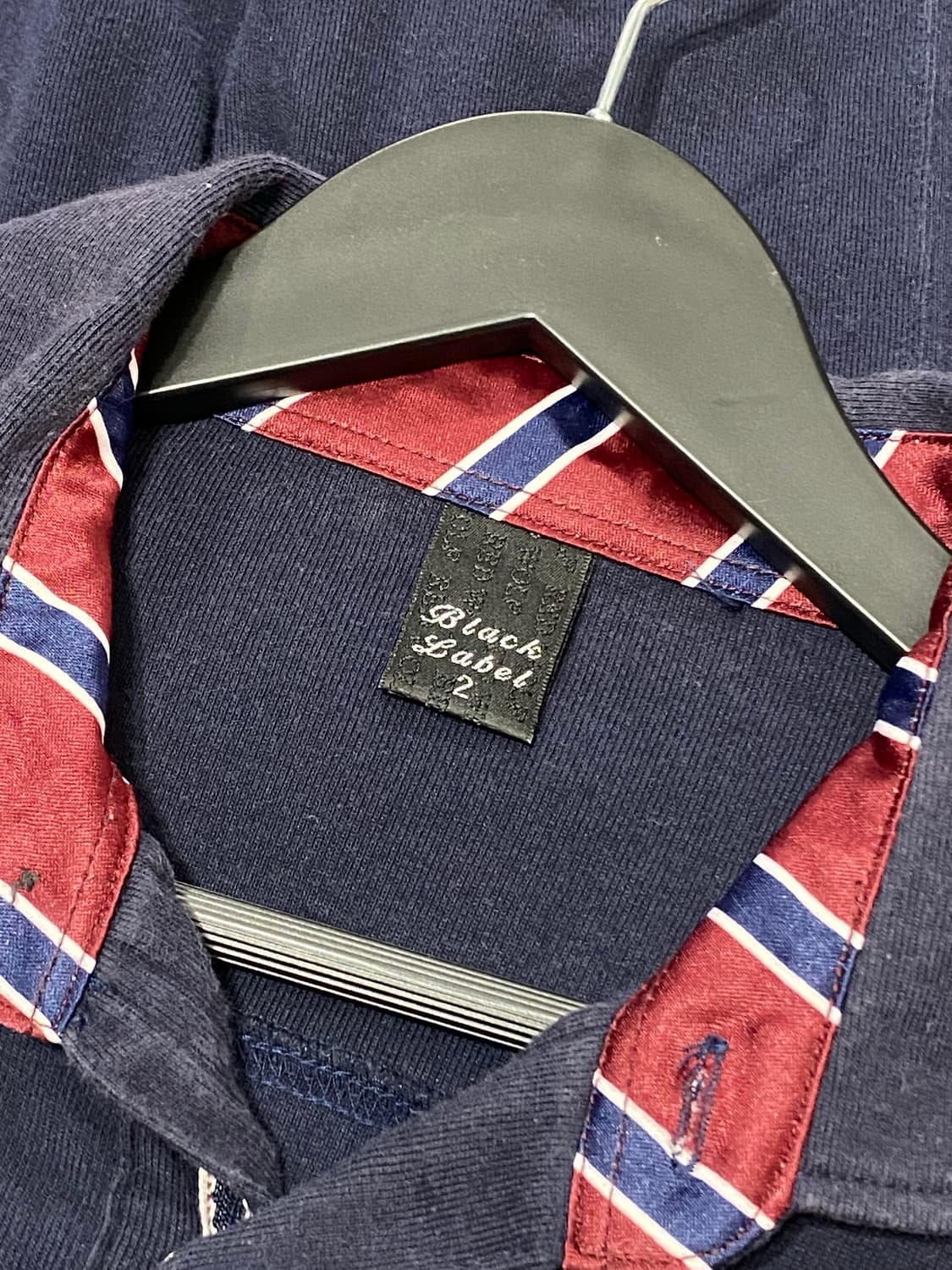 Black label 프레피 네이비 버튼 가디건 상품이미지7