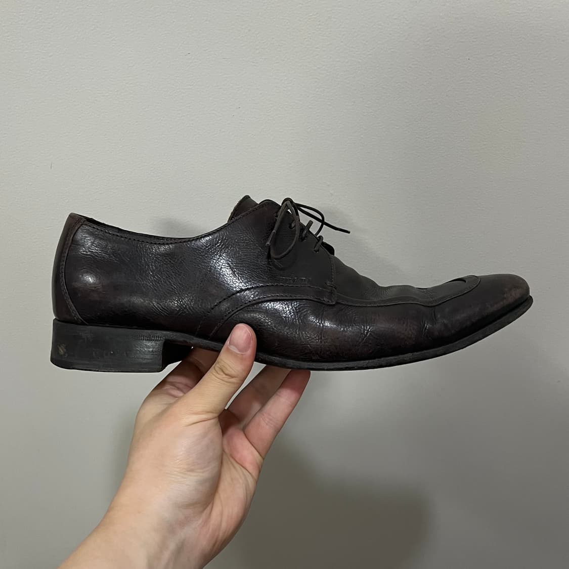 Prada Turn up Toe Derby Shoes 상품이미지4