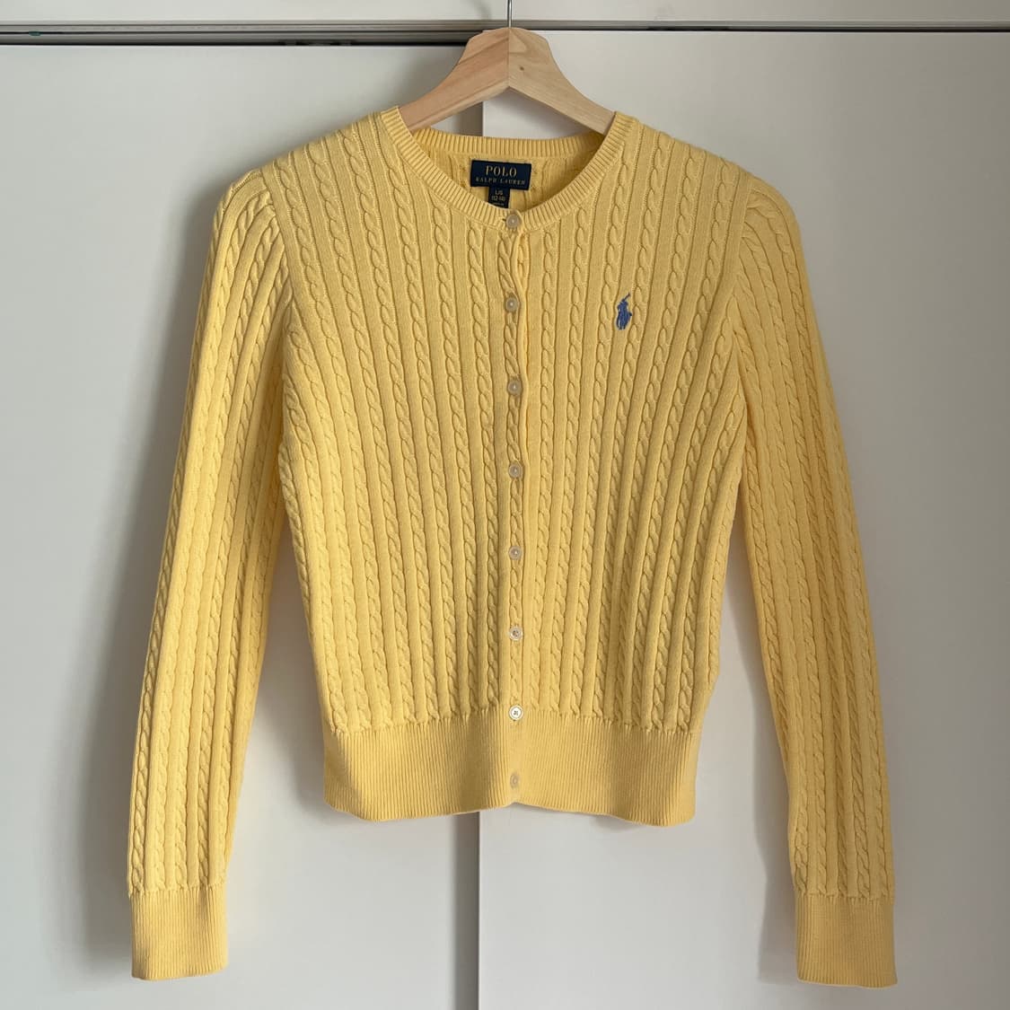 POLO RALPH LAUREN cotton cable cardigan 상품이미지3