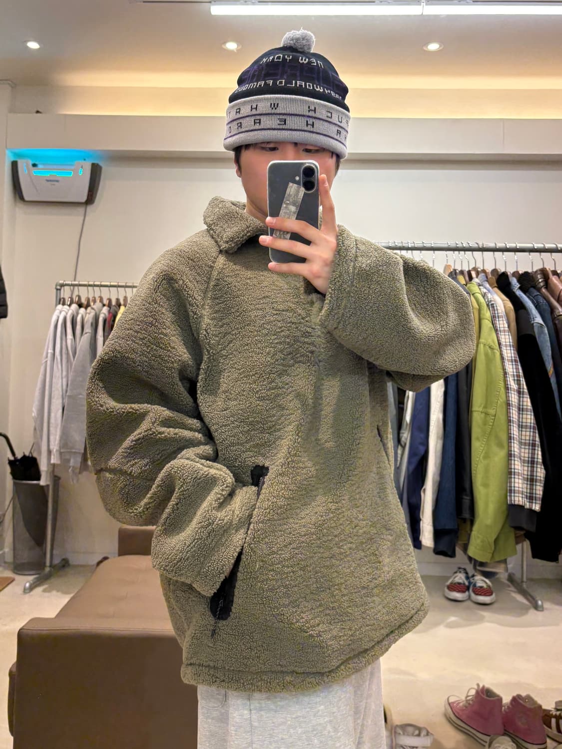 아웃도어 프로덕츠 보아 플리스 카라 셔츠 상품이미지9