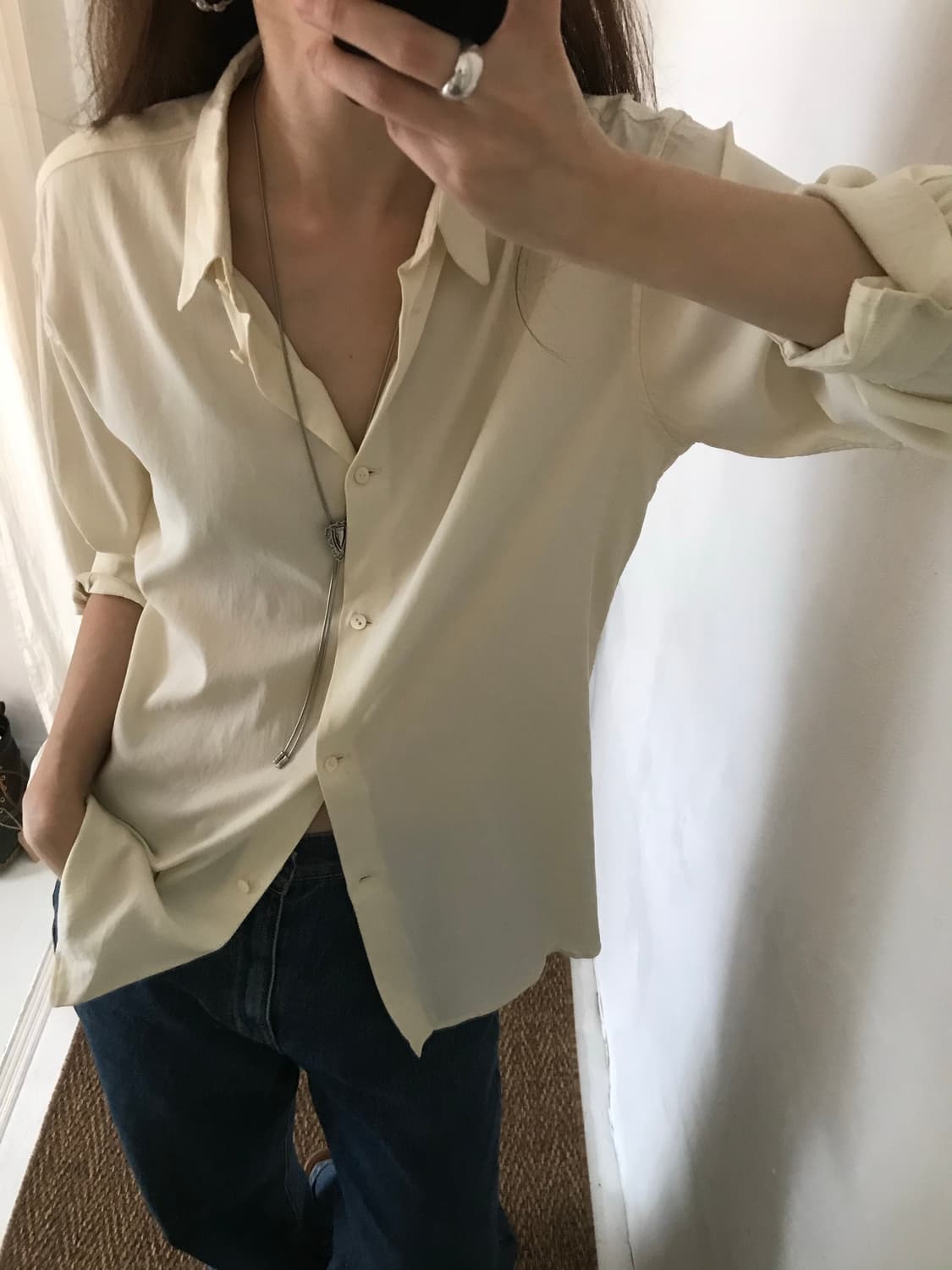 metal chain loop tie 상품이미지3