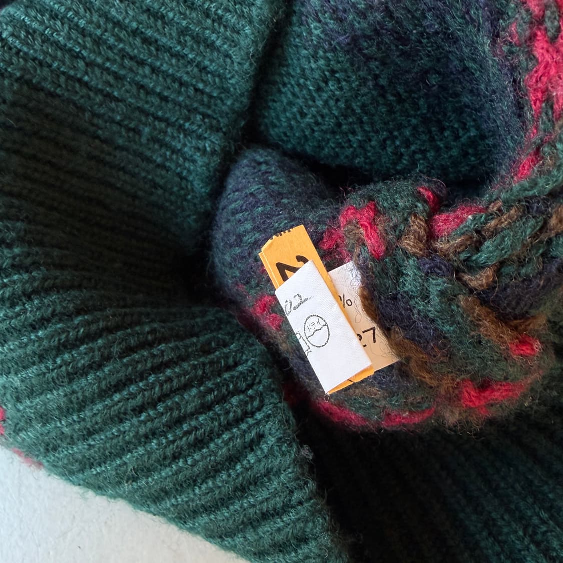 vtg 천둥오리 울 니트 스웨터 상품이미지7