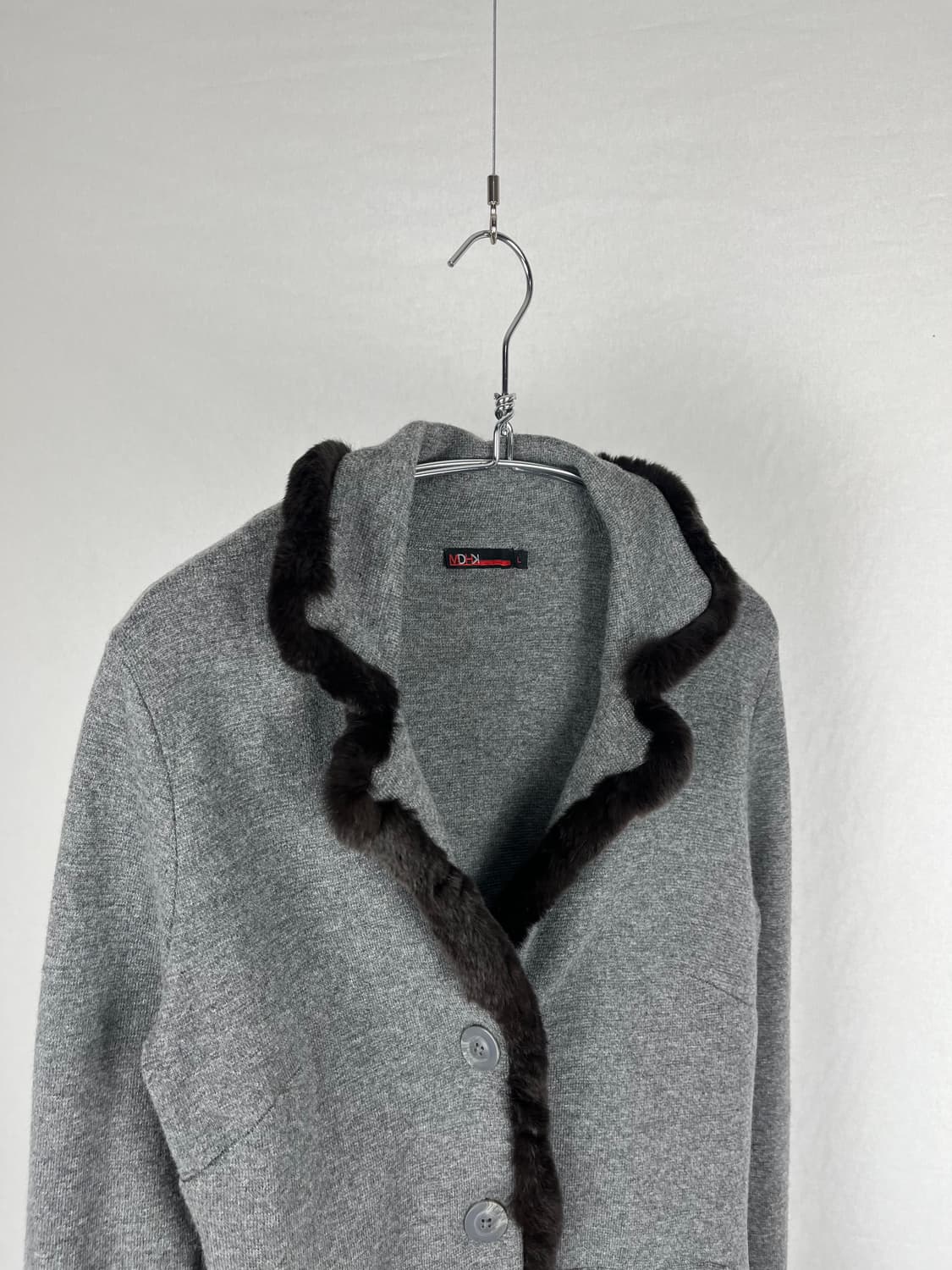 Vintage 캐시미어 혼방 토끼털 자켓  상품이미지2