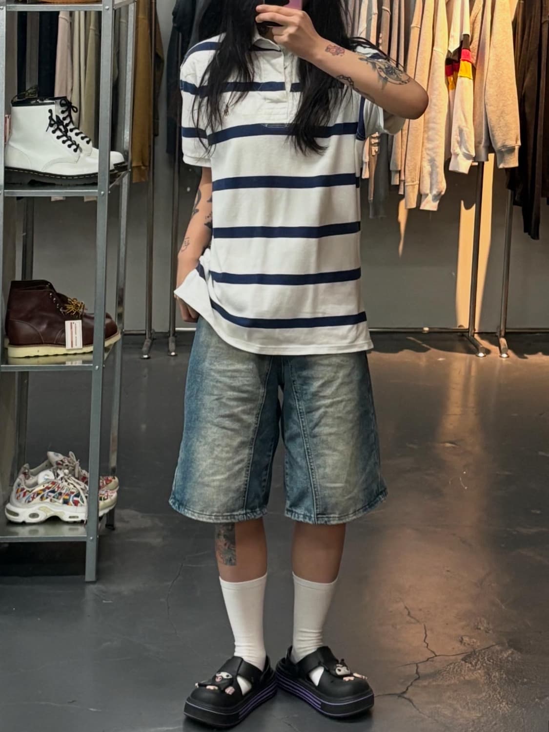 폴로랄프로렌 럭비 스트라이프 PK 카라티 A1765 상품이미지1