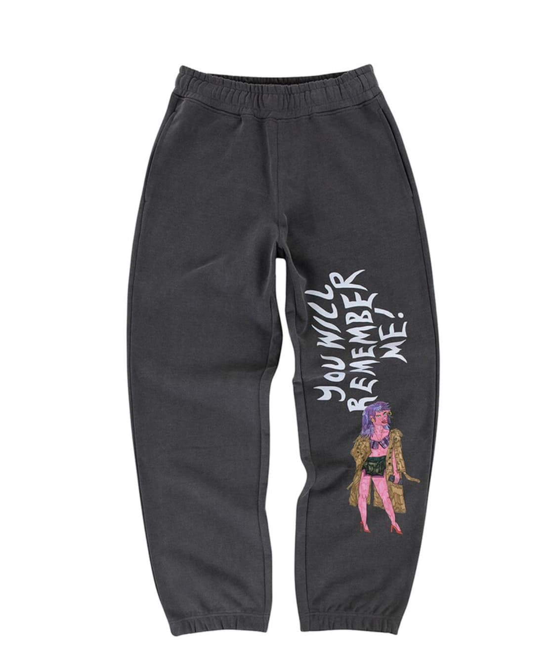 오들리 워크샵 X MARA HEUER 피기 조거 팬츠 다크 그레이 상품이미지4